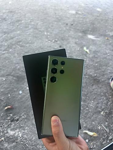 galaxy s19: Samsung Galaxy S23 Ultra, Б/у, 256 ГБ, цвет - Зеленый, 1 SIM — 2