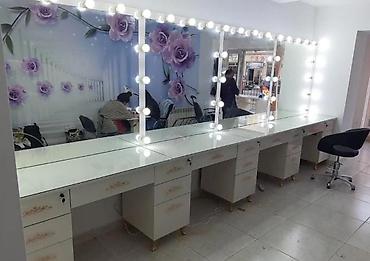 işıqlı güzgü: Müasir salon üçün peşəkar iş masaları və güzgü sistemləri - Makiyaj — 2
