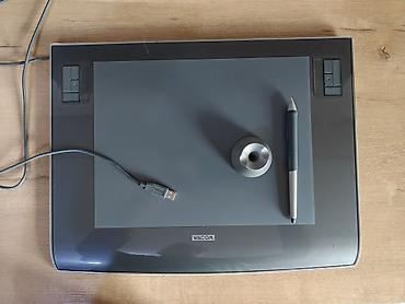 Графические планшеты: Wacom, Б/у, Размер A4, Кабель, Совместим с Windows — 1