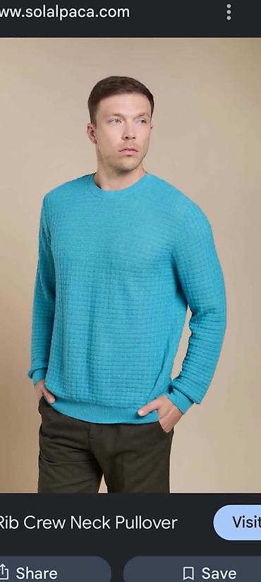 pull and bear zimske jakne muske: Muški pulover s rebrastom teksturom – Louis Sayn (Peter Hahn) - — 1