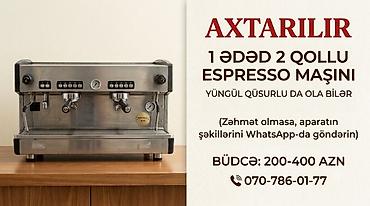oboy ustasi ve qiymeti: ALIŞ: 1 ədəd peşəkar 2 qollu kofe aparatı axtarılır Salam. 1 ədəd 2 — 1