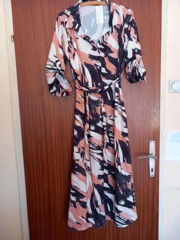 letnje haljine novi sad: L (EU 40), bоја - Šareno, Drugi stil, Dugih rukava