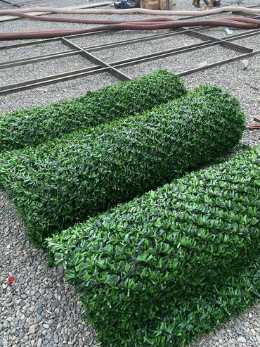 qazon xalça: Süni ot örtüyü – rulon şəklində - Material: UV-davamlı polietilen