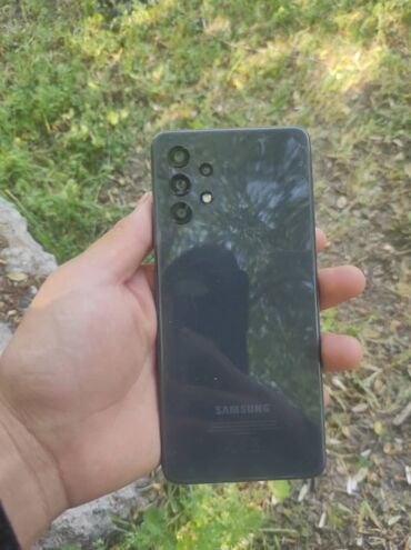 Samsung: Samsung Galaxy A32, Б/у, 128 ГБ, цвет - Голубой, 2 SIM