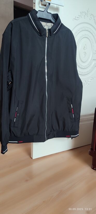 женская и мужская парфюмерия: Мужская куртка, 2XL (EU 44), H&M, Новый, цвет - Черный, Самовывоз