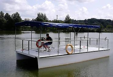 Водный транспорт: Катер, понтонный катер. Изготовление по заказу на заводе — 23