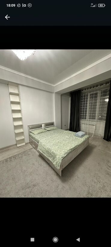 сколько стоит аренда однокомнатной квартиры в бишкеке: 1 комната, Душевая кабина, Постельное белье, Кондиционер