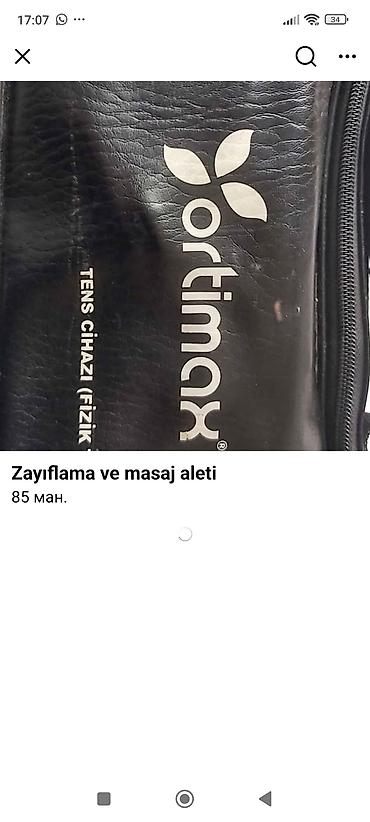 Masajorlar: Ortimax TENS cihazı (fiziki terapiya üçün) - Funksiya: Elektrik — 1
