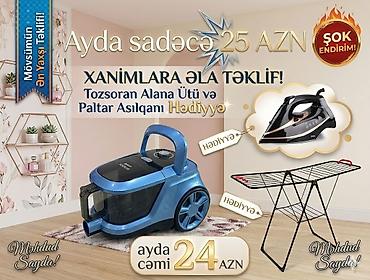 Məhsul paketi: Tozsoran + Hədiyyə ütü və paltar asılqanı - Güclü lalafo.az -da Məhsul paketi: Tozsoran + Hədiyyə ütü və paltar asılqanı - Güclü