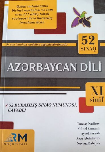 7 ci mikrorayonda ucuz kirayə evlər: Abituriyentlər üçün azerbaycan dili Rm kitabıdır. Həm mətn hem də