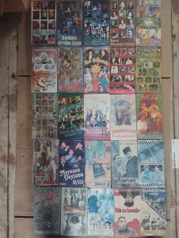 CD, DVD disklər və kassetlər: Kasset kolleksiyası – Azərbaycan və region estradası, toy musiqiləri — 20