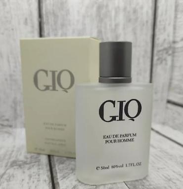 Məhsul: GIO Eau de Parfum Pour Homme Həcm: 50 ml (1.7 fl. oz) Tərkib