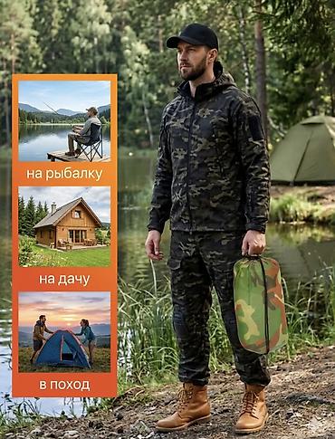 чехоль: Спальный мешок 3‑в‑1, камуфляж - Назначение: одеяло, матрас, спальник — 4