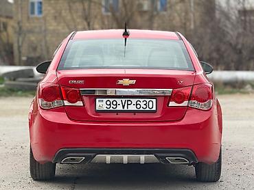 cruze led: Chevrolet Cruze – Qırmızı sedan - Kuzov: sedan, parlaq qırmızı rəng - — 6