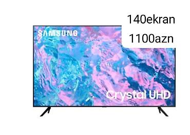 4k monitor: Samsung Crystal UHD televizor - Ekran ölçüsü: 140 ekran (təxminən 55 — 1