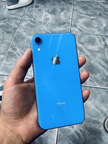 айфон телфон: IPhone Xr, Новый, 64 ГБ, Голубой, Защитное стекло, Чехол, 77 % — 1