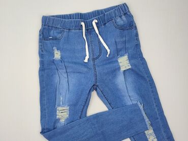 srebrne legginsy: Jeansy damskie, rozmiar XL