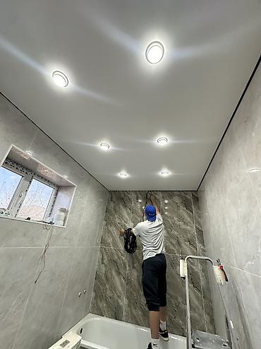 Натяжной потолок: Натяжной потолок Глянцевое, Матовое, 3D потолки Гарантия, Бесплатная консультация, Бесплатный замер — 11