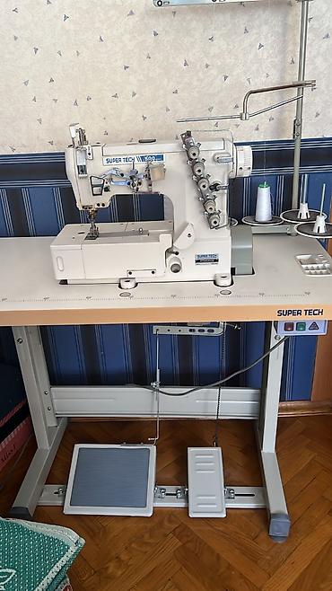 SUPER TECH 590 sənaye tikiş maşını – interlok/coverstitch üçün -