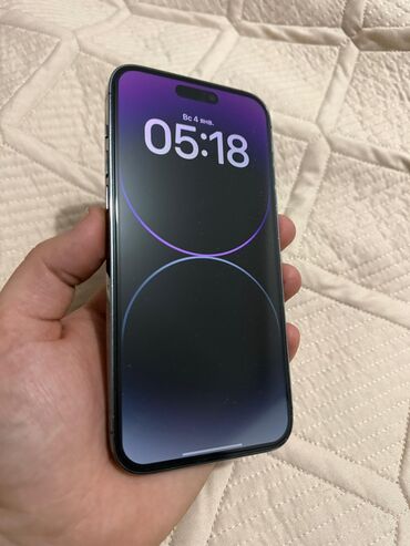 Apple iPhone: IPhone 14 Pro Max, Б/у, 1 ТБ, Deep Purple, Защитное стекло, 94 % — 2