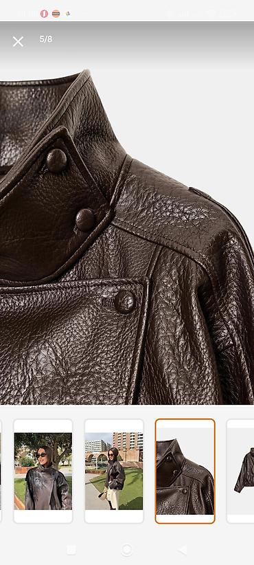 deri kurtkalar: Dəri kurtka, Zara, XL — 5