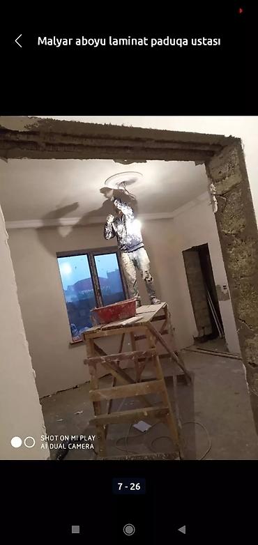 Malyar işləri: Aboy ustası laminat paduqa spoklyovka emusiya işleri görürük 2 nəfərik -da lalafo.az — 13 Malyar işləri: Aboy ustası laminat paduqa spoklyovka emusiya işleri görürük 2 nəfərik — 13