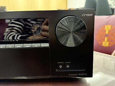 resiver: Onkyo TX-NR575E AV Receiver - 7.2-kanallı AV resiver, Dolby Atmos və — 8