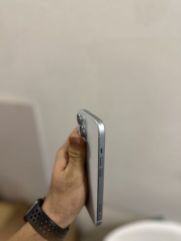 Apple iPhone: IPhone 15, 128 GB, Blue Titanium, Zəmanət, Simsiz şarj, Face ID — 9