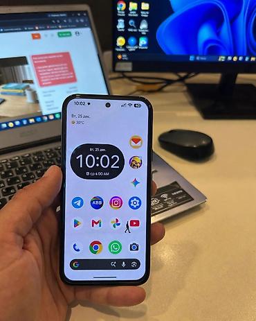 google pixel 9a qiyməti: Google Pixel 8, 128 GB, rəng - Qara, Barmaq izi, İki sim kartlı, Face ID — 3