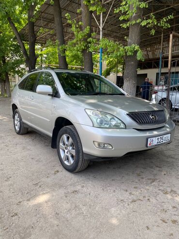 кузовной домкрат: Toyota Harrier 300G, правый руль, серебристый кроссовер. Кузов и