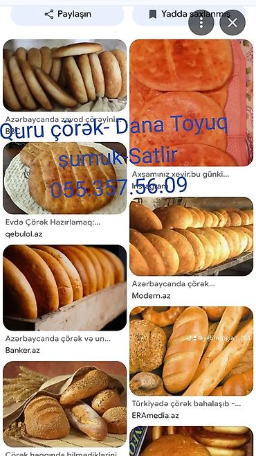 burger çörəyi satışı: Məhsul: Quru çörək, dana və toyuq sümüyü Satılır Bakı şəhəri şadlıq — 1