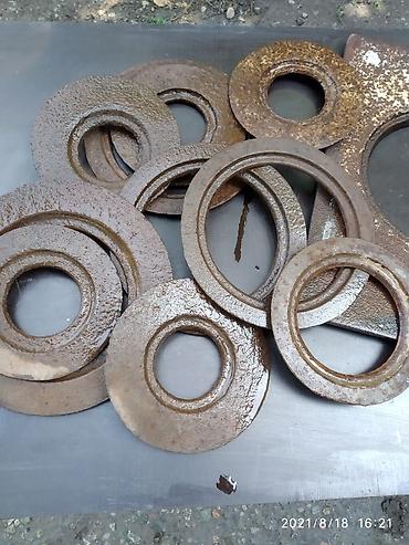 Плиты для печей: За всё цена!!!Кольца некомплект! — 3