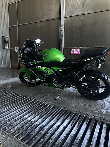скутер с номером: Спортбайк Kawasaki, 300 куб. см, Бензин, Взрослый, Б/у — 7