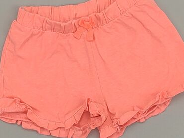 czerwona letnia sukienka w kwiaty: Shorts, 12-18 months, condition - Good