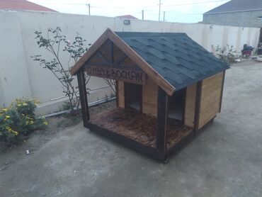 Qəfəslər: Məhsul: İt üçün açıq havada volyer və taxta it evi - Konstruksiya — 9