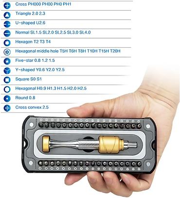 Охотничьи ножи: Профессиональная отвертка с подшипником и набором бит из — 4