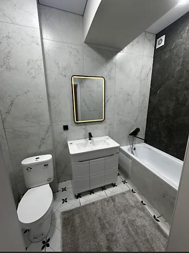 elegance stroy: 1 комната, 50 м², Пишпек Элитка, 8 этаж, Евроремонт — 3