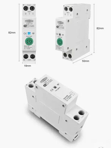 Elektro materijal: TOMZN WIFI Pametni Osigurač (Pow) Merač Energije (KWh) Pametan — 8