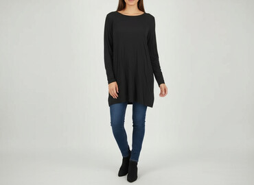 legginsy push up krótkie: Women`s tunic, size L (EU 40)