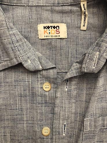 Köynəklər: Рубашки Rubashki Yeni kimidir Koton Kids oğlan köynəkləri – 2 ədəd — 6