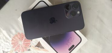 Apple iPhone: IPhone 14 Pro Max, 256 GB, Deep Purple, Face ID, Sənədlərlə