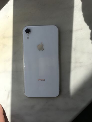 mp3 apple: IPhone Xr, 64 ГБ, Белый, Чехол, 80 %