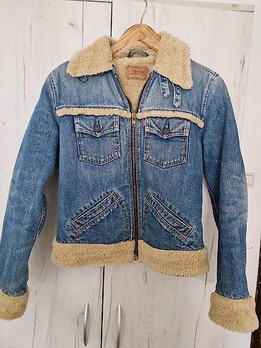ps teksas jakne: Levi’s džins jakna sa postavom od veštačkog krzna (sherpa) - Model — 1