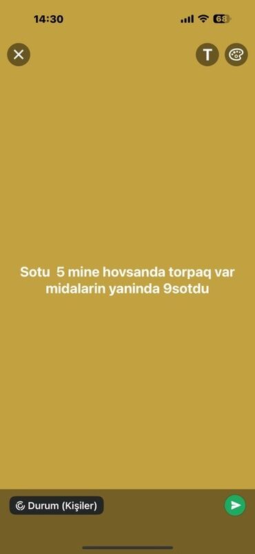xacmazda torpaq satilir: Hovsan qəsəbəsində, "Midalar" yaxınlığında yerləşən 9 sot torpaq