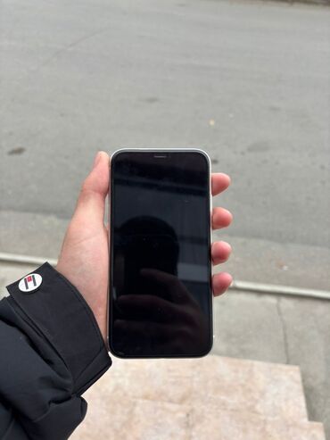 xacmaz telfon: IPhone 11, 64 GB, Ağ, Face ID