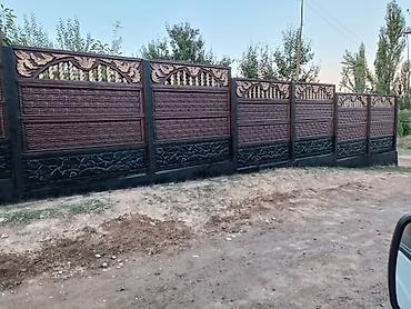 Бетонные еврозаборы: Бетонный еврозабор, Другой бренд, Декоративный, Новый, Оптом,Безналичный расчет — 4