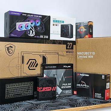 кулер на видеокарту: Компьютер, ядер - 6, ОЗУ 16 ГБ, Игровой, Новый, AMD Ryzen 5, NVMe — 6