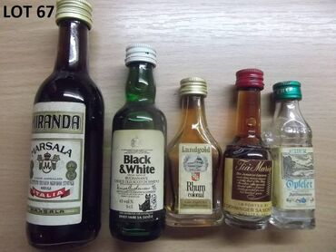 Ostali predmeti za umetnost i kolekcionarstvo: Mini Bottle unučići fraklići čokanji Kao sa slika . Zainteresovanima — 23