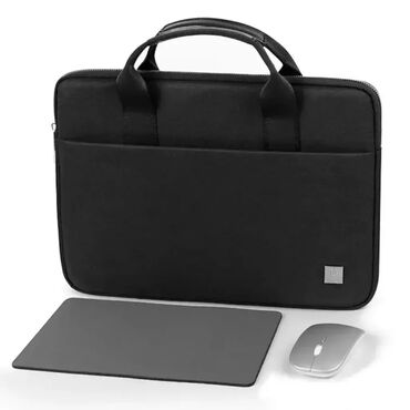 Чехлы и сумки для ноутбуков: Сумка, коврик, мышка для ноутбука 15.6 дюймов WiWU Genius Combo