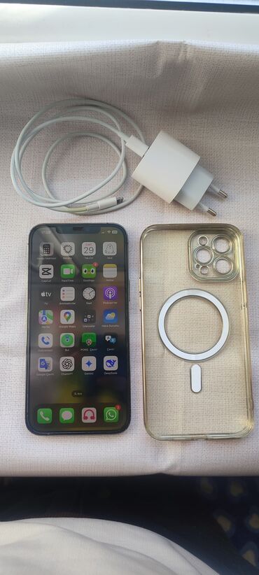 iphone x irşad telecom: IPhone 12 Pro Max, 256 GB, Space Gray, Face ID